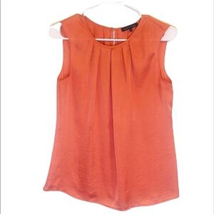 2/$15 Violet & Claire - Coral Orange Sleeveless Blouse – Size S